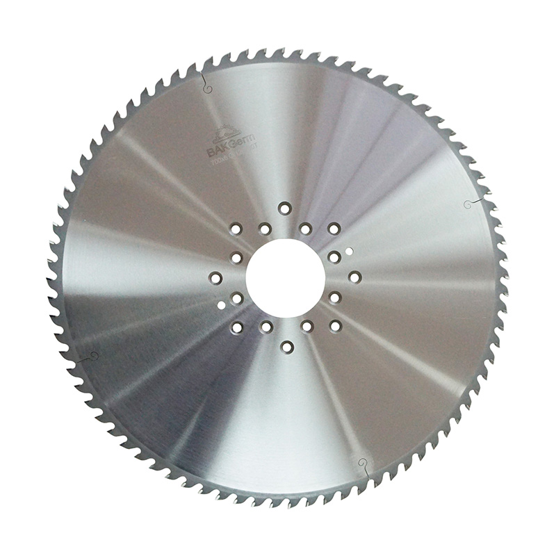Customized counterbore of cross section saw blade